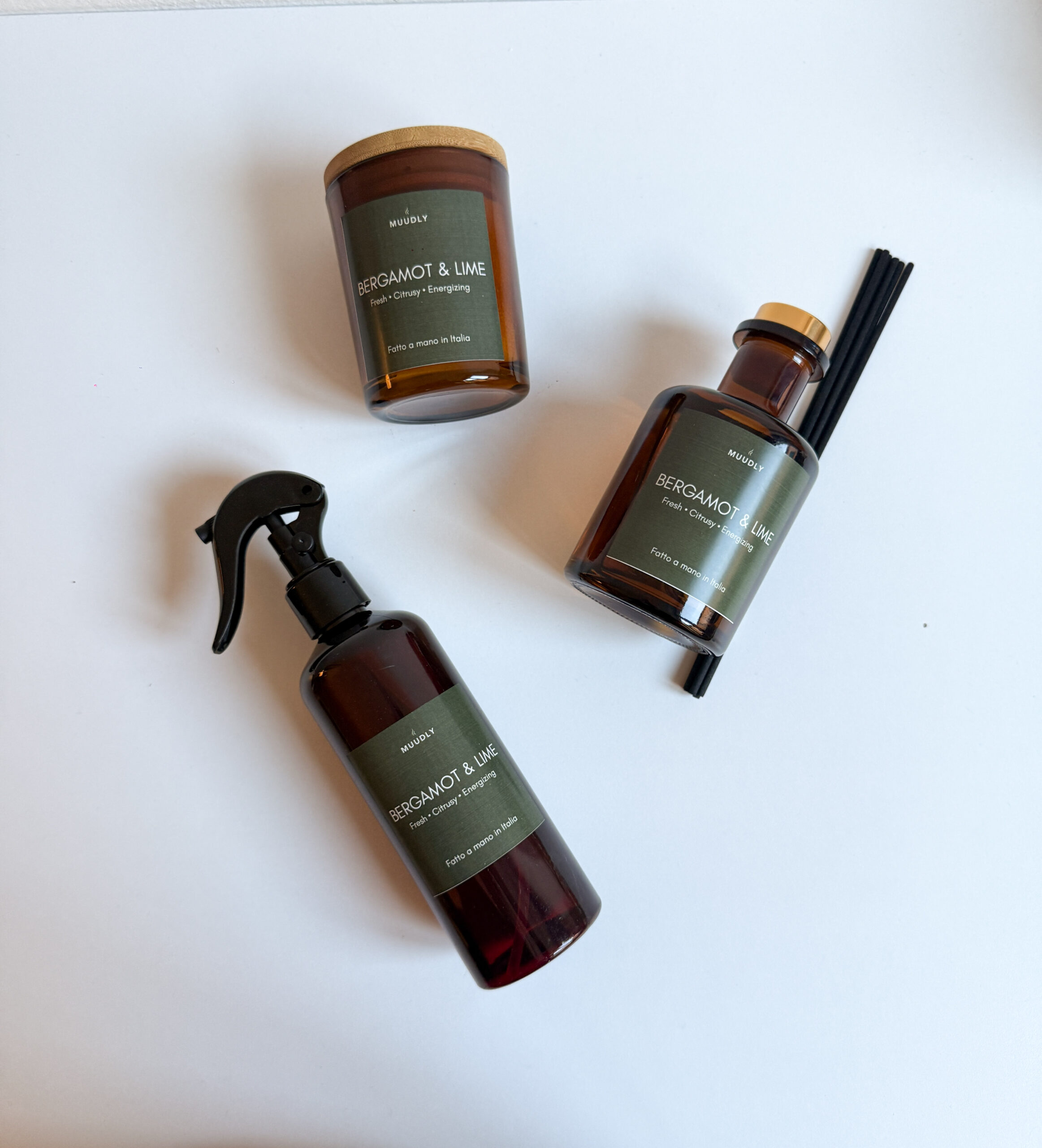 Bergamot & Lime Candle - Warm Collection - Image 2