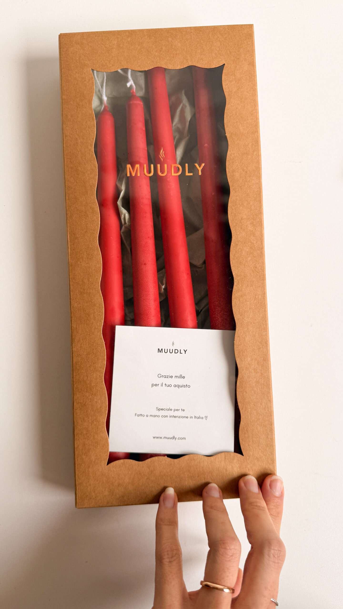 Slim Candle Rossa - Image 2