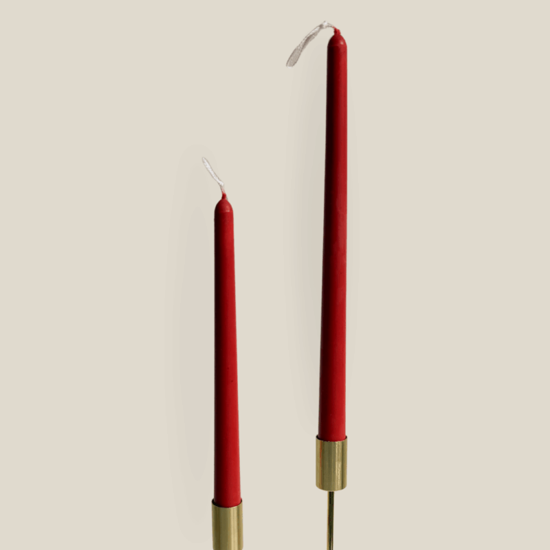 Slim Candle Rossa